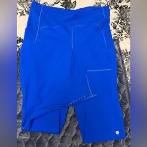 Lululemon Blue Leggings.  Like new never worn. Royal blue.